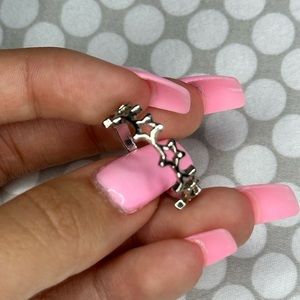 Silver ring size is 7-8